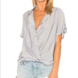 BCBG Dolman Pinstripe Shirt